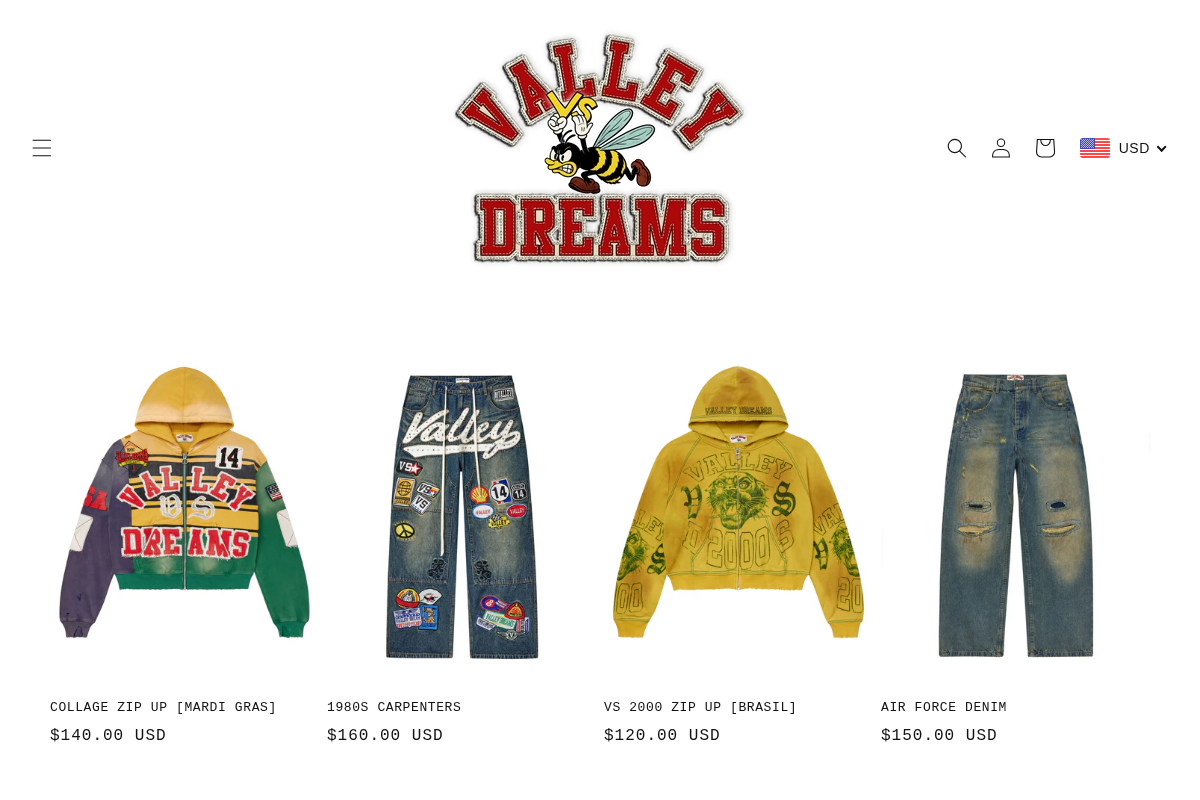 Valeforever homepage screenshot