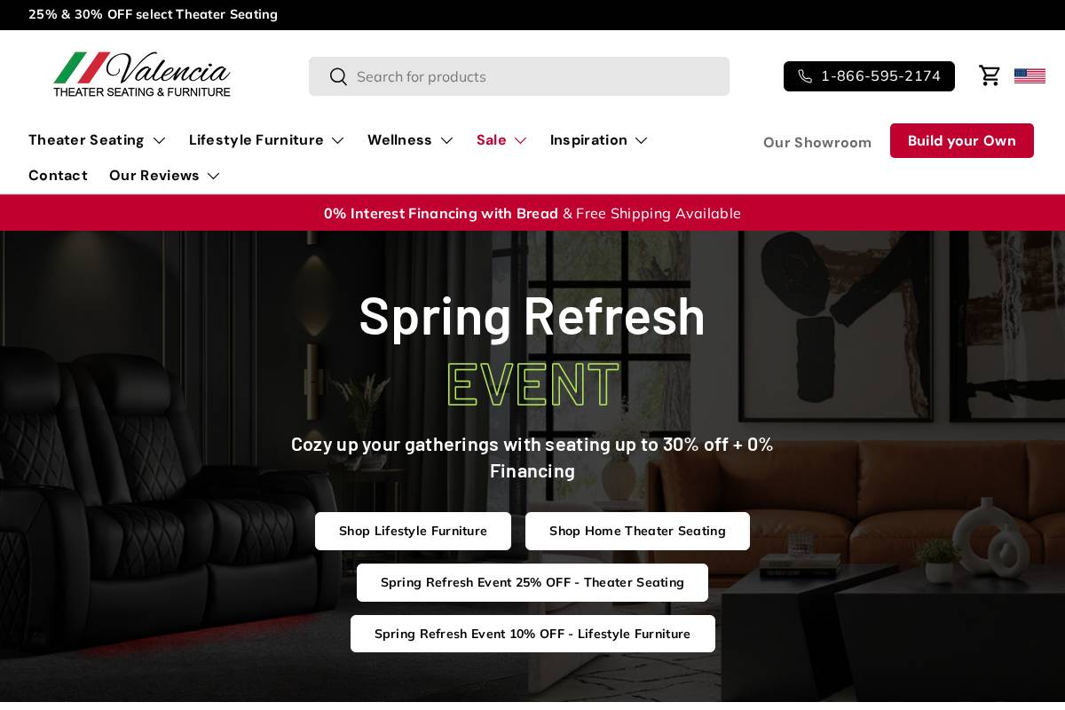 Valencia Theater Seating homepage screenshot