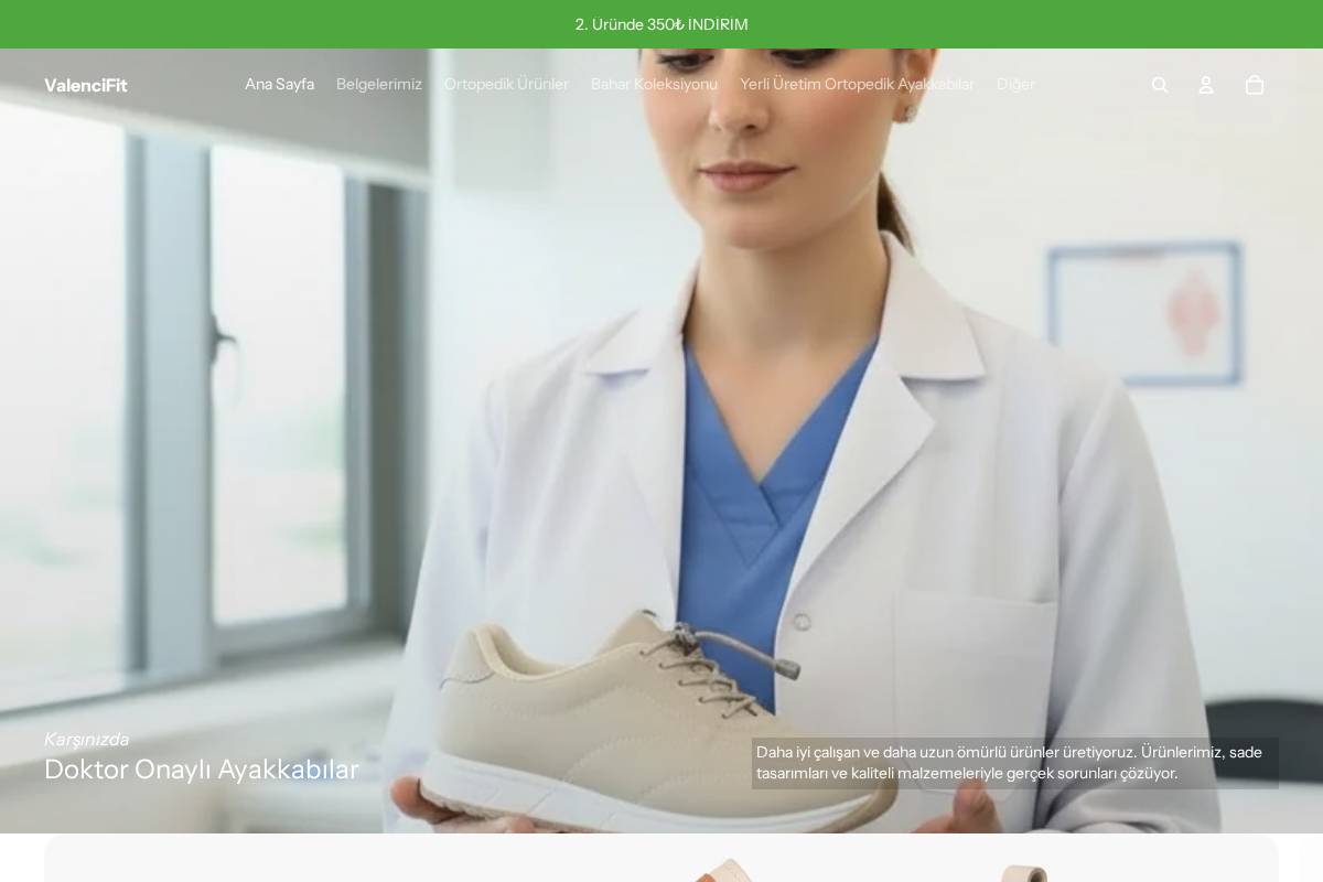 valencifit.com homepage screenshot