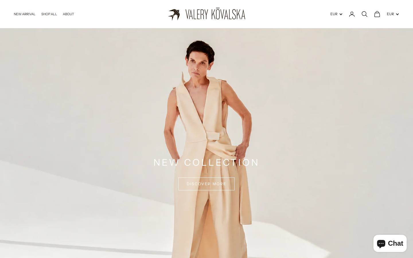 valerykovalska.com homepage screenshot
