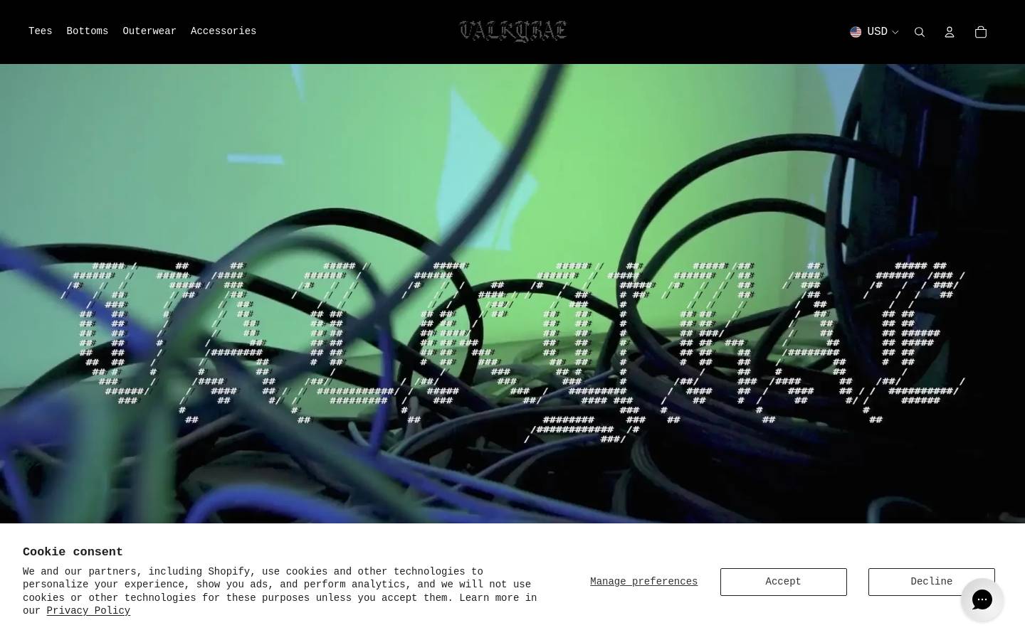 valkyrae.com homepage screenshot