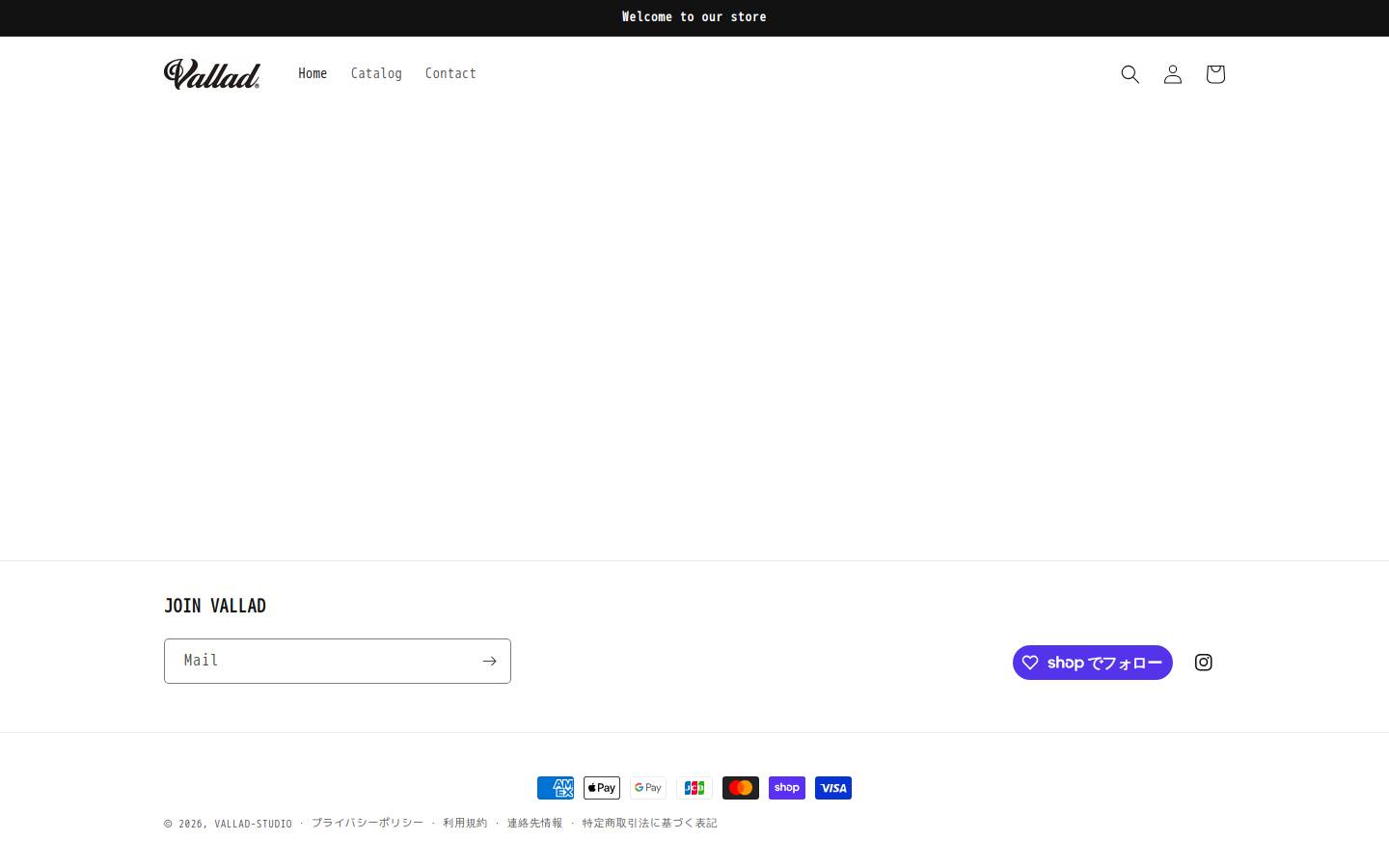 valladstudio.com homepage screenshot
