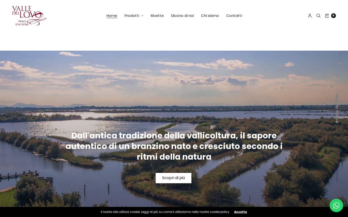 valledellovo.it homepage screenshot