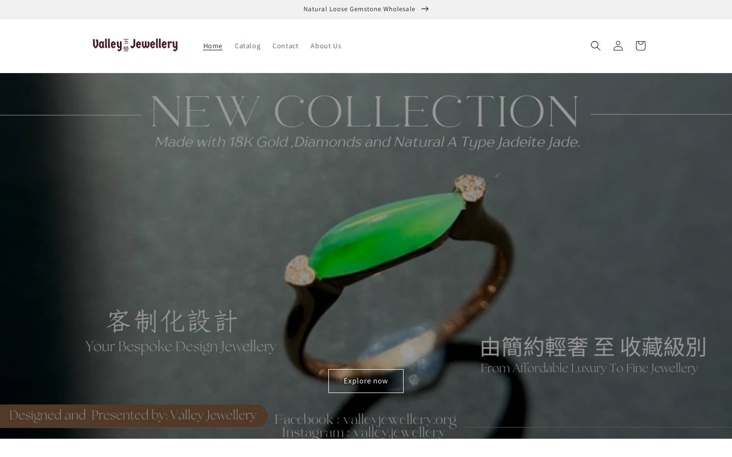 valleyjewellery.org homepage screenshot
