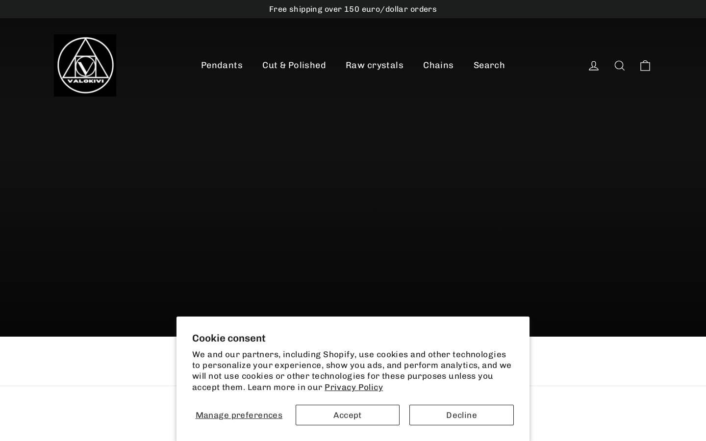 valokivi.com homepage screenshot
