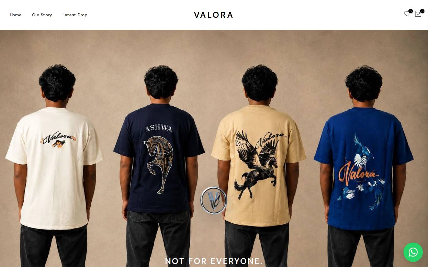 valoraaa.com homepage screenshot