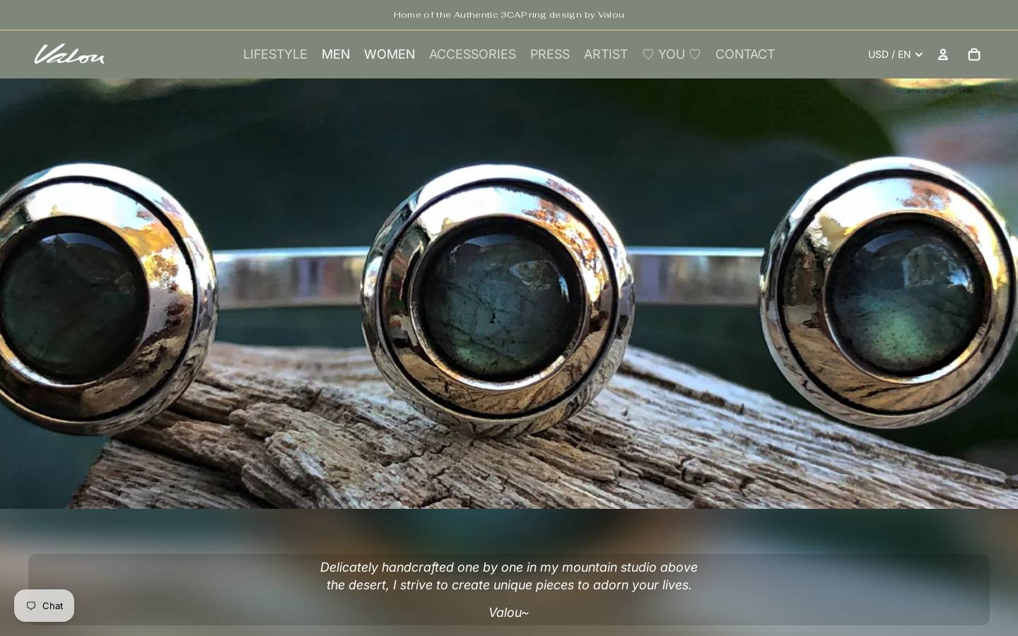 valouring.com homepage screenshot