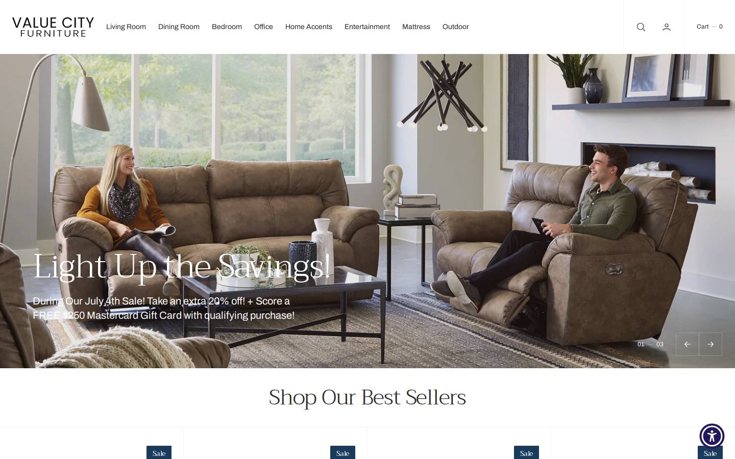 Valuecitynj homepage screenshot