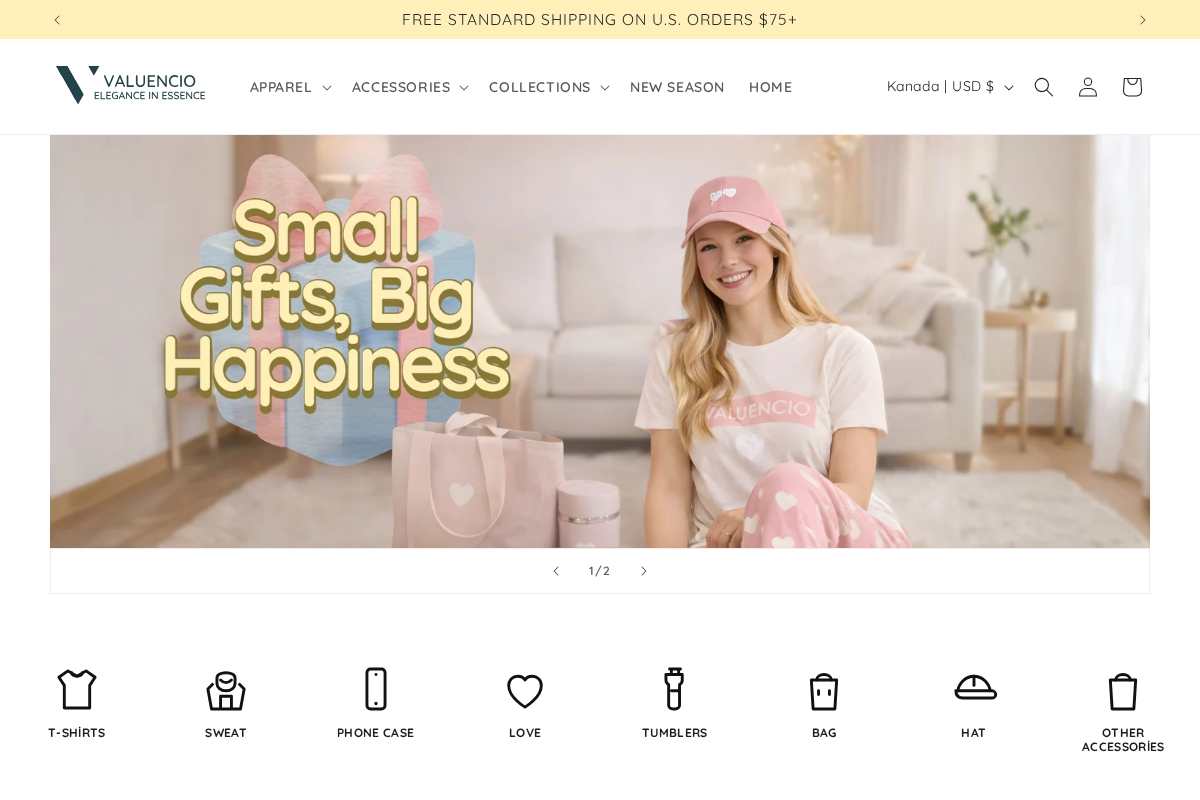 Valuencıo homepage screenshot