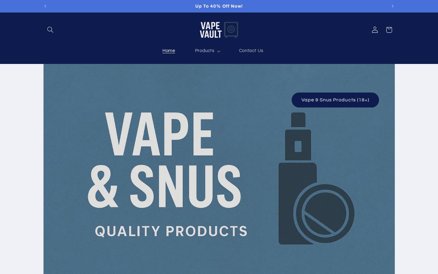 valuevault.fun homepage screenshot