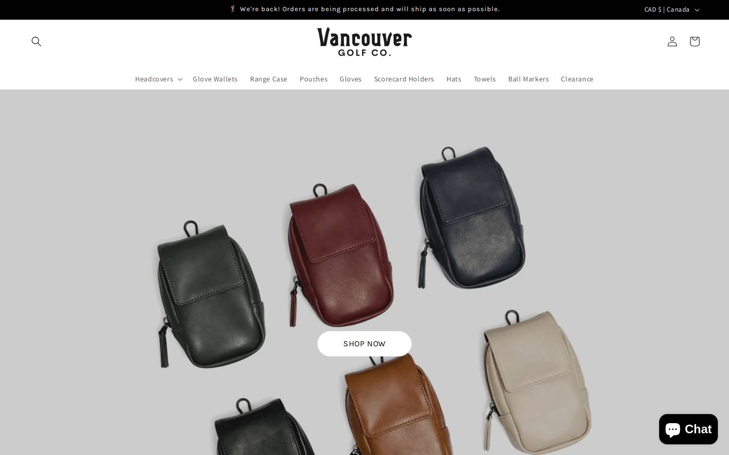 vancouvergolfco.com homepage screenshot