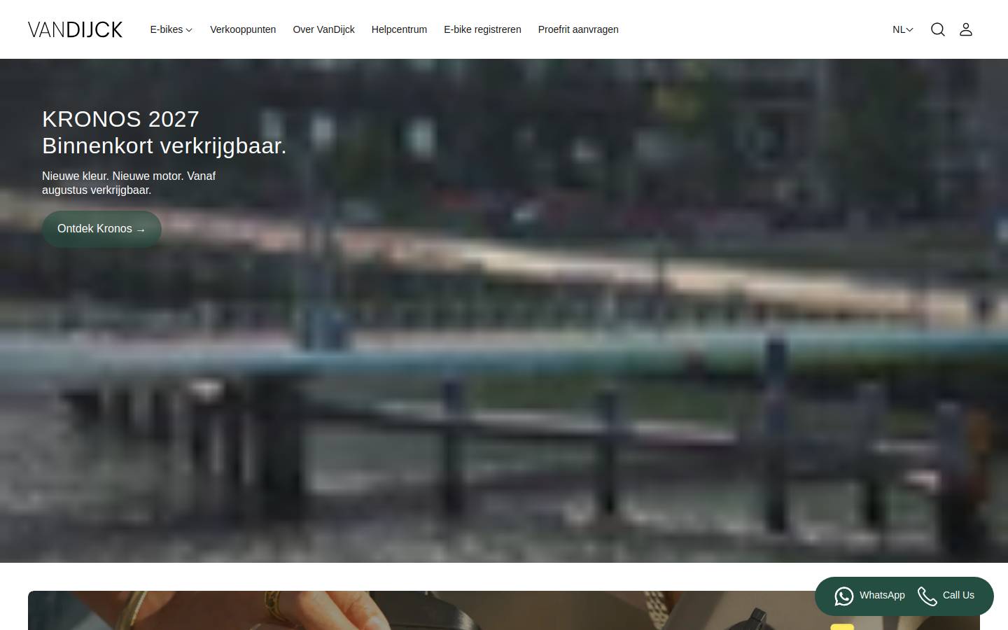Vandijck homepage screenshot