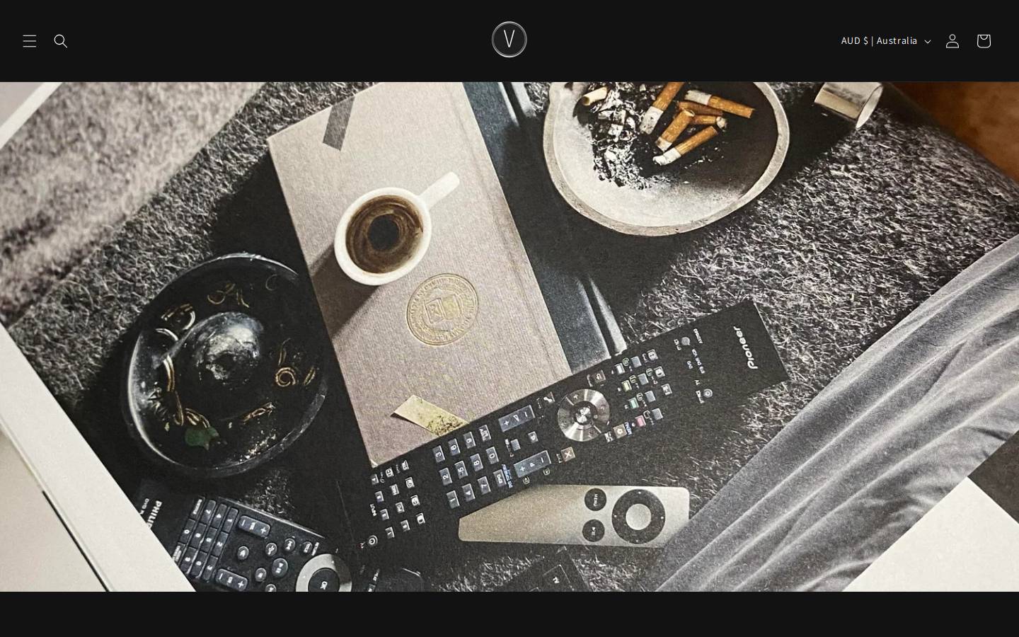 vanitaclothing.com homepage screenshot