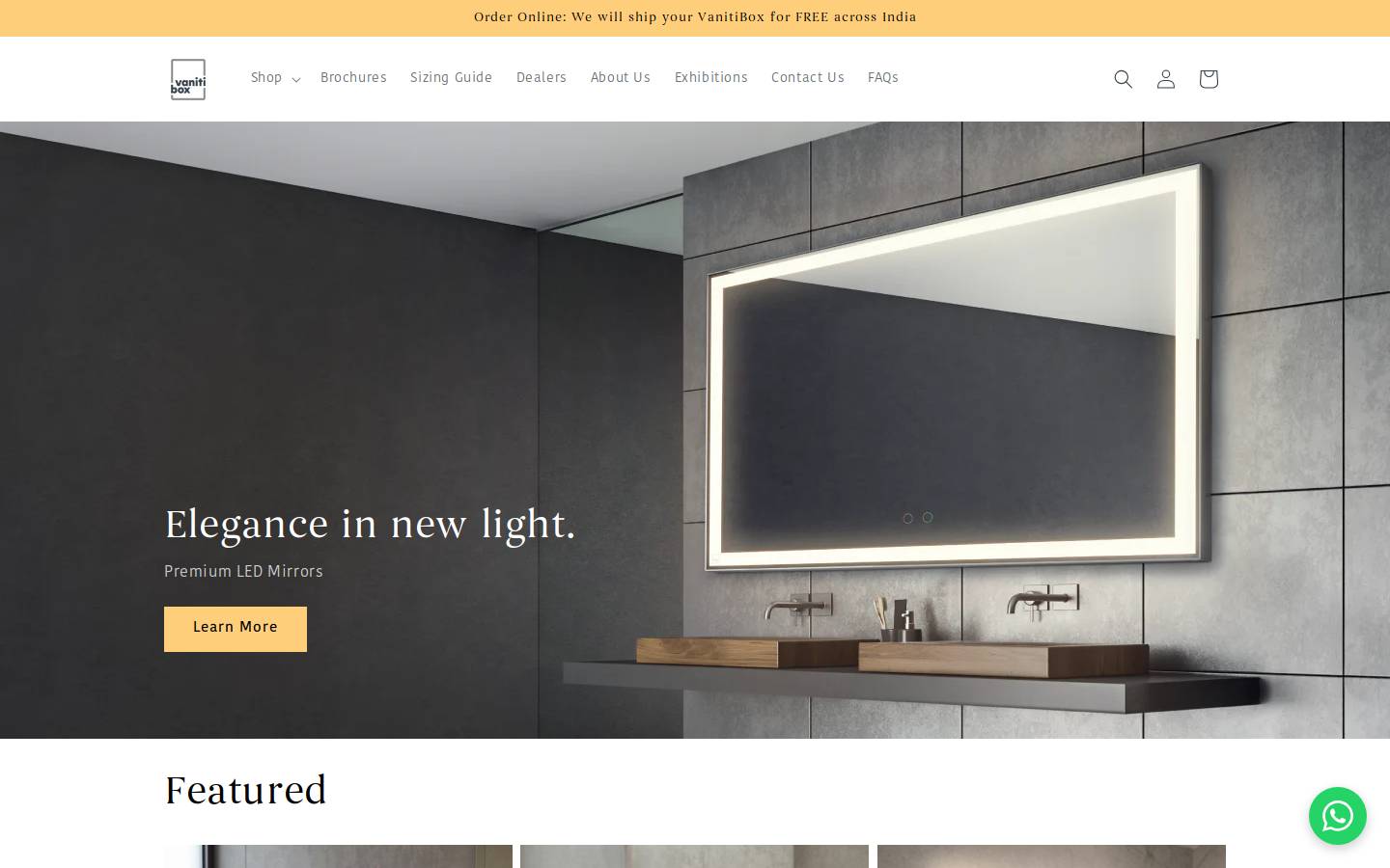vanitibox.com homepage screenshot