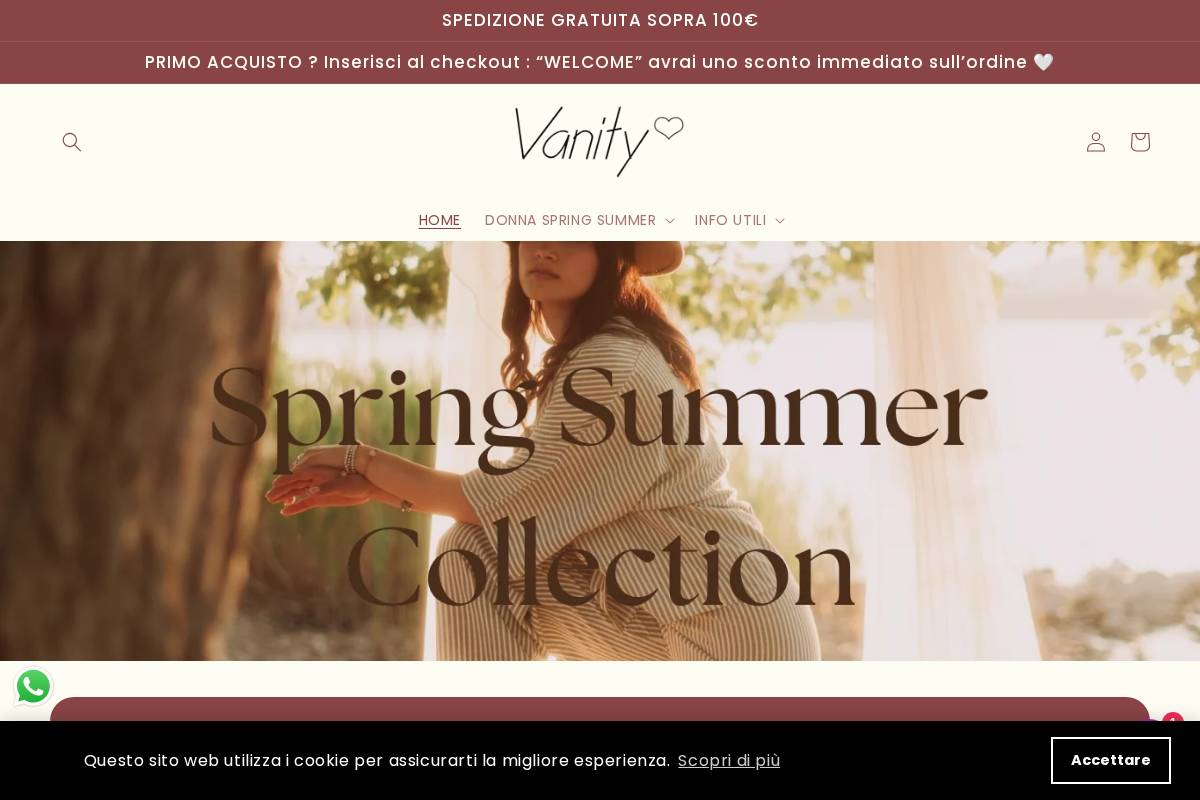 vanitysirone.com homepage screenshot