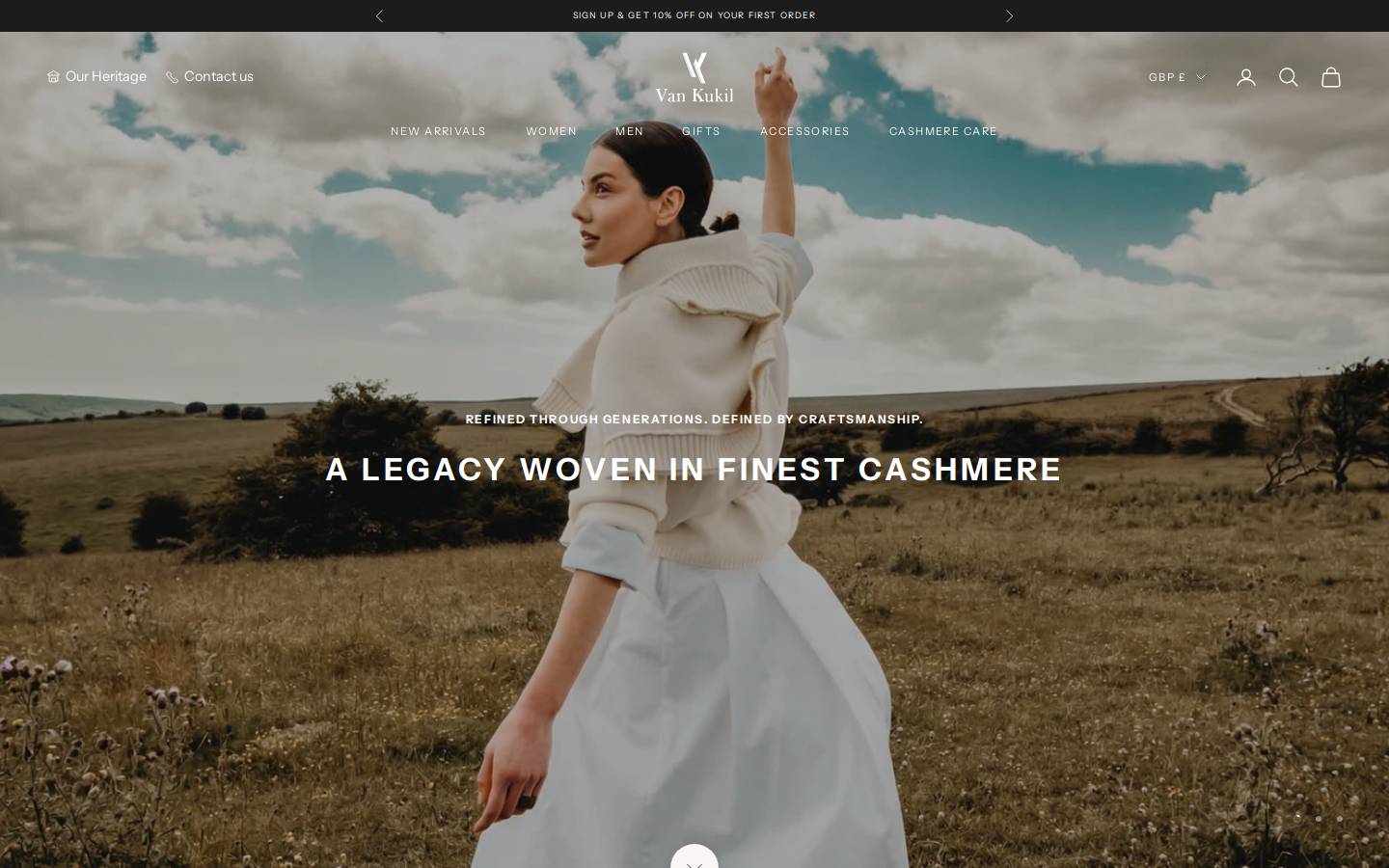 vankukil.com homepage screenshot