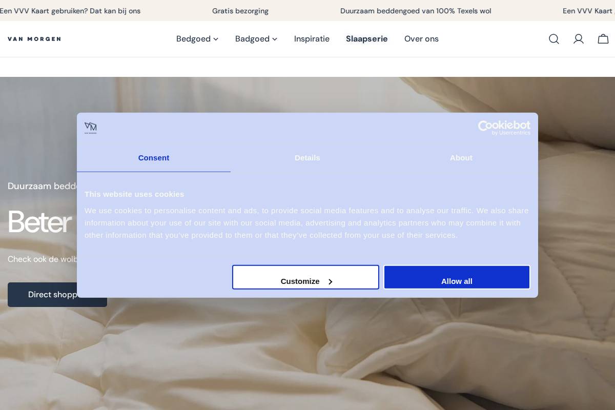 vanmorgen.com homepage screenshot