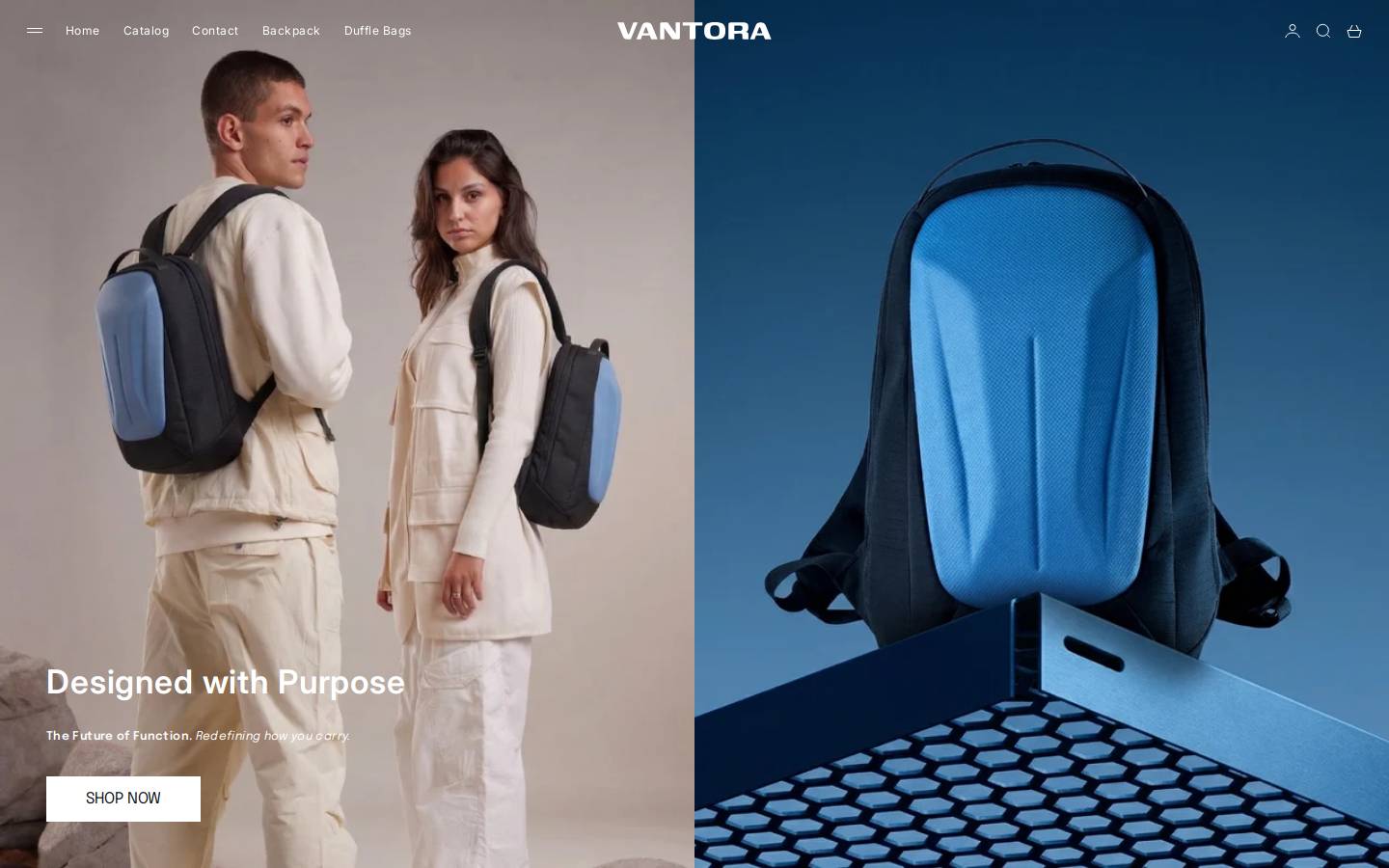 vantoralife.com homepage screenshot