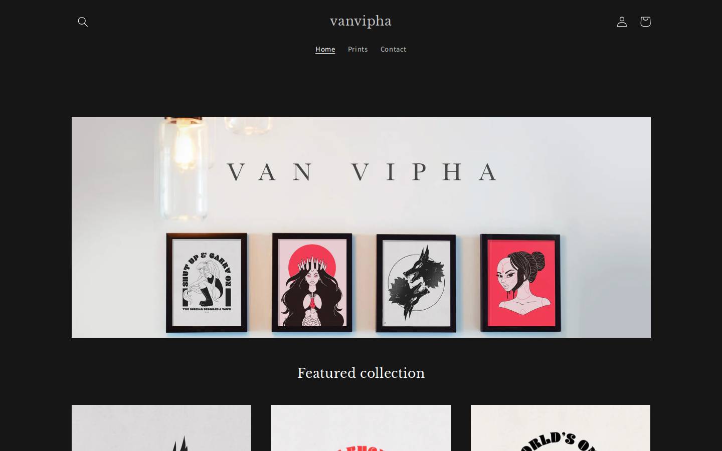 vanvipha.co homepage screenshot