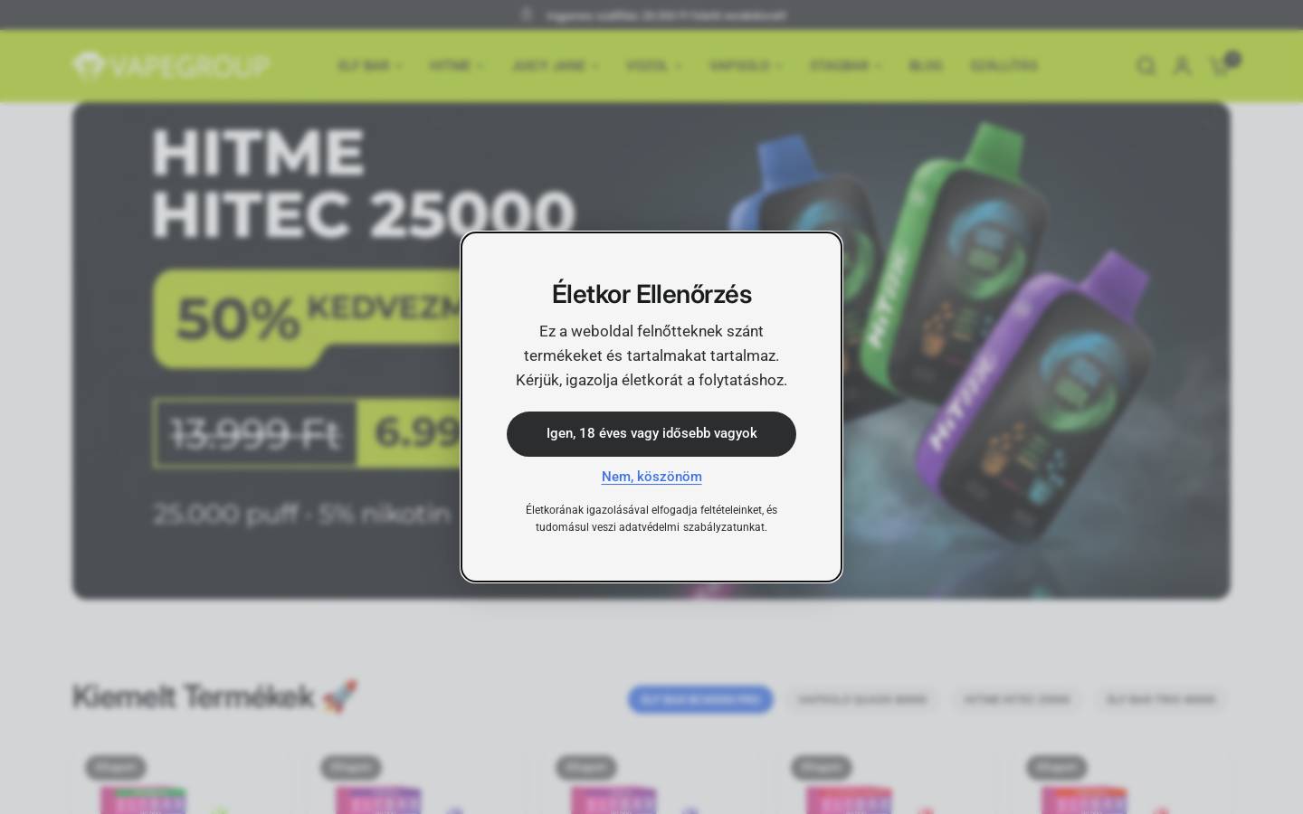 vapeglobal.net homepage screenshot