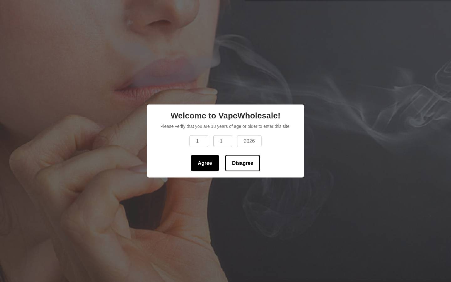 vapewholesaleatlanta.com homepage screenshot