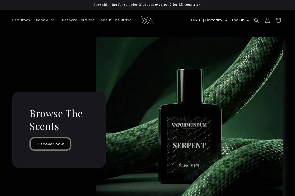 vapormundum.com homepage screenshot