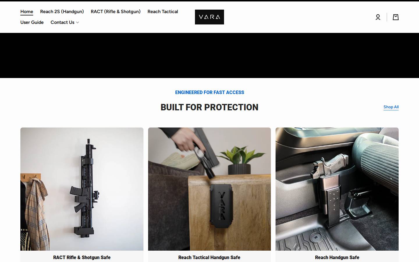 varasafety.com homepage screenshot