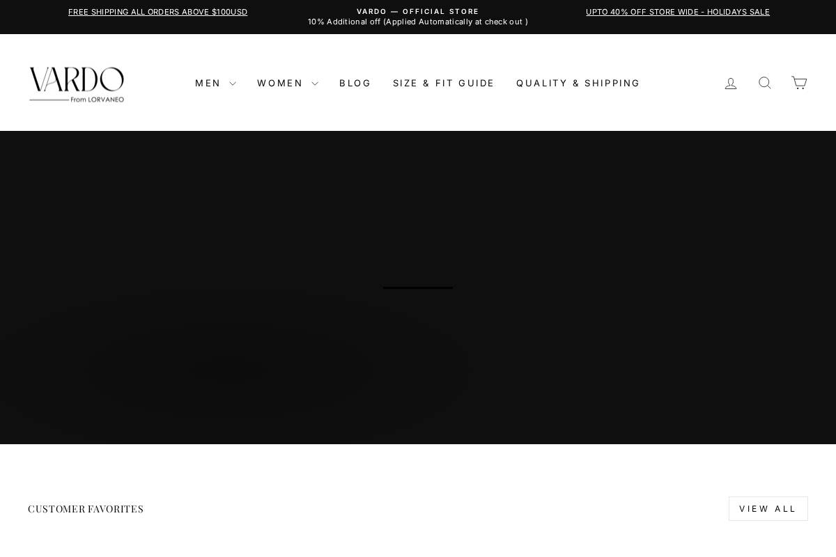 Vardo homepage screenshot