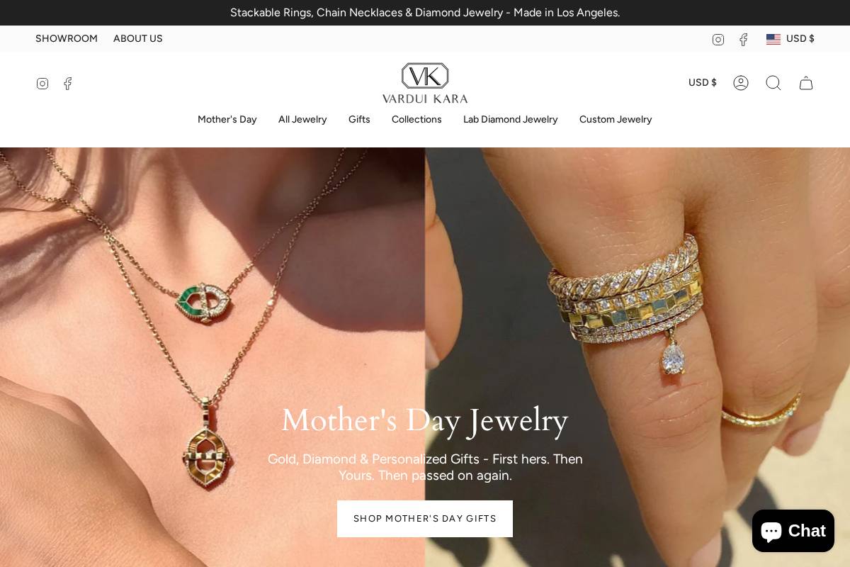 varduikara.com homepage screenshot