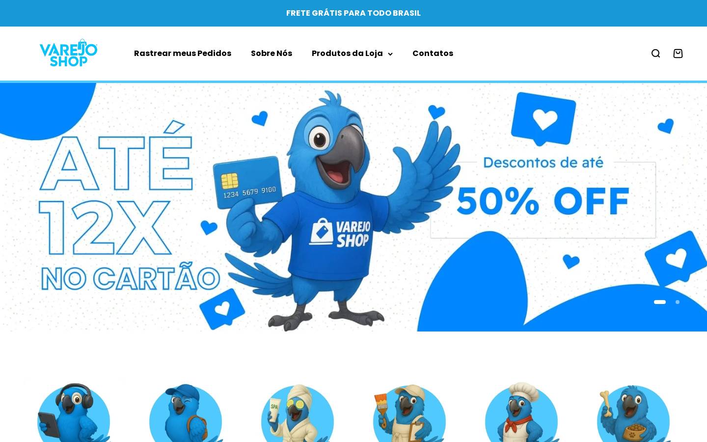 varejoshop.com.br homepage screenshot
