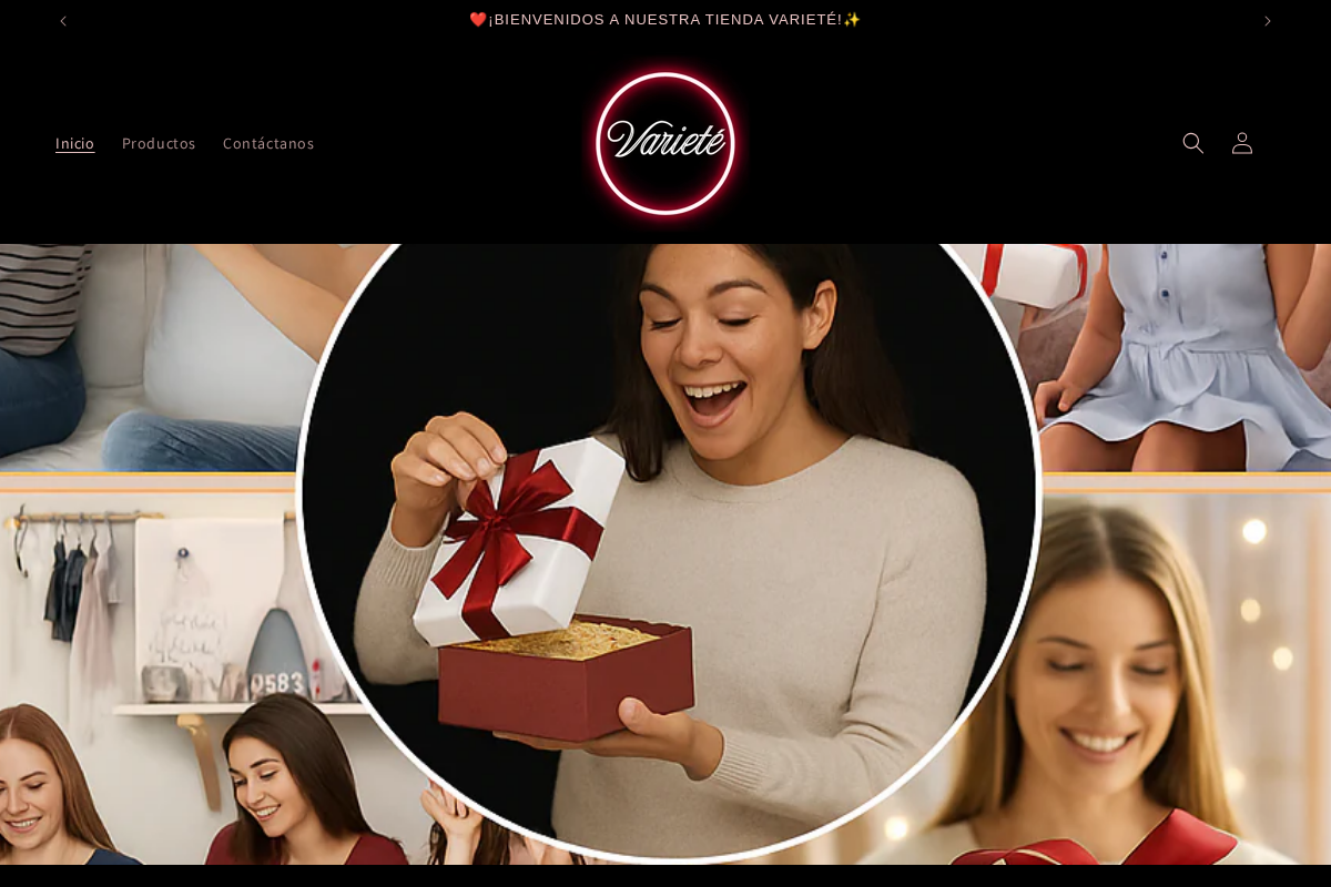 Varieté Delivery homepage screenshot