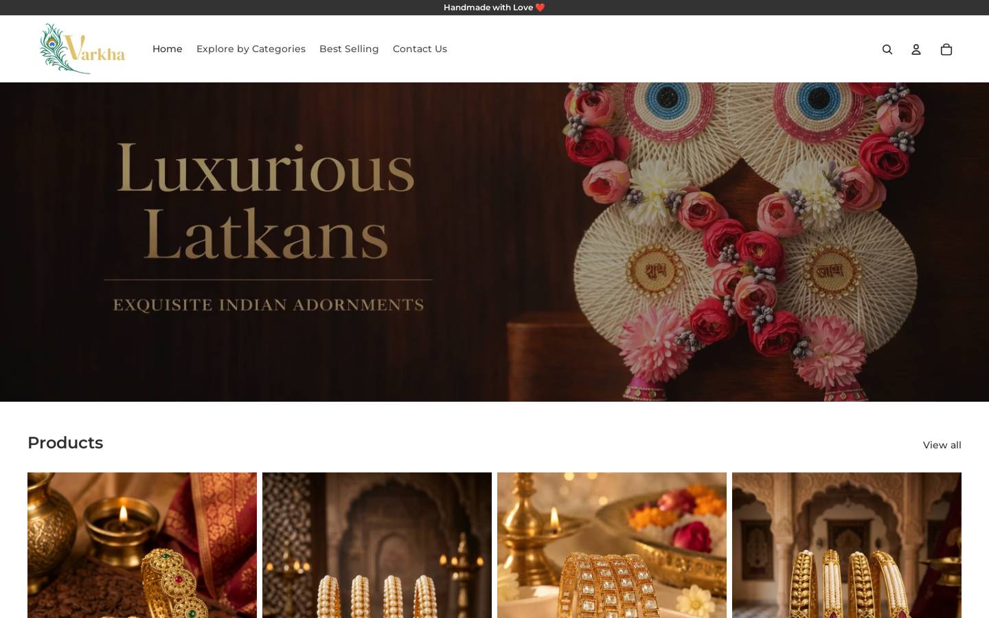 varkha.in homepage screenshot