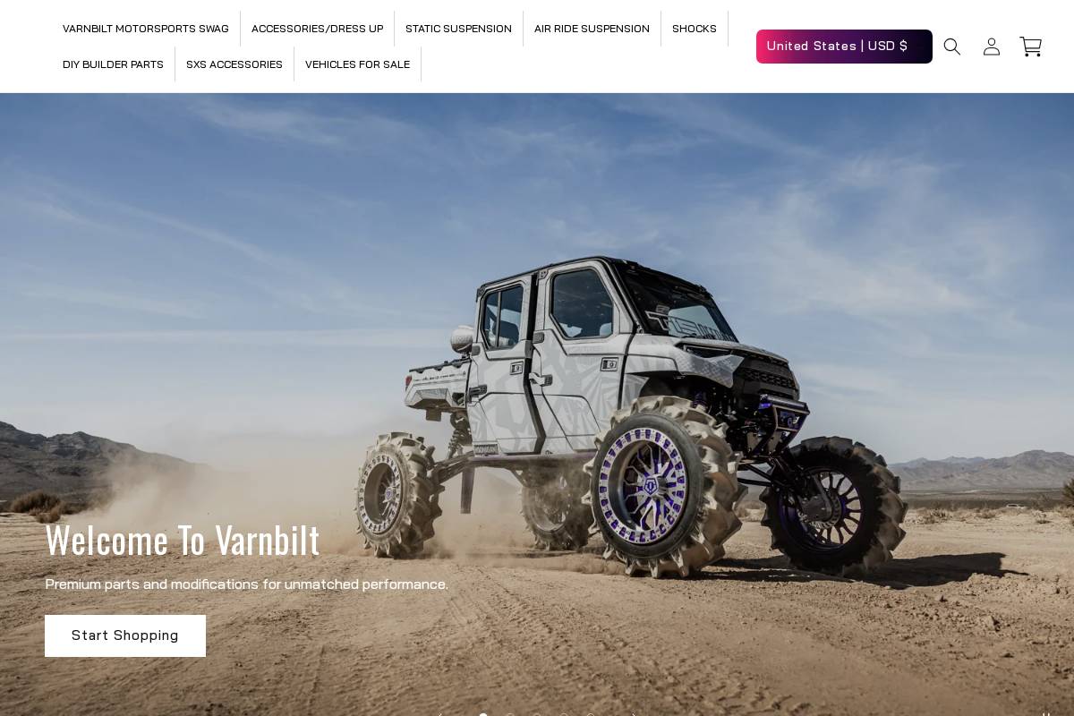 varnbilt.com homepage screenshot