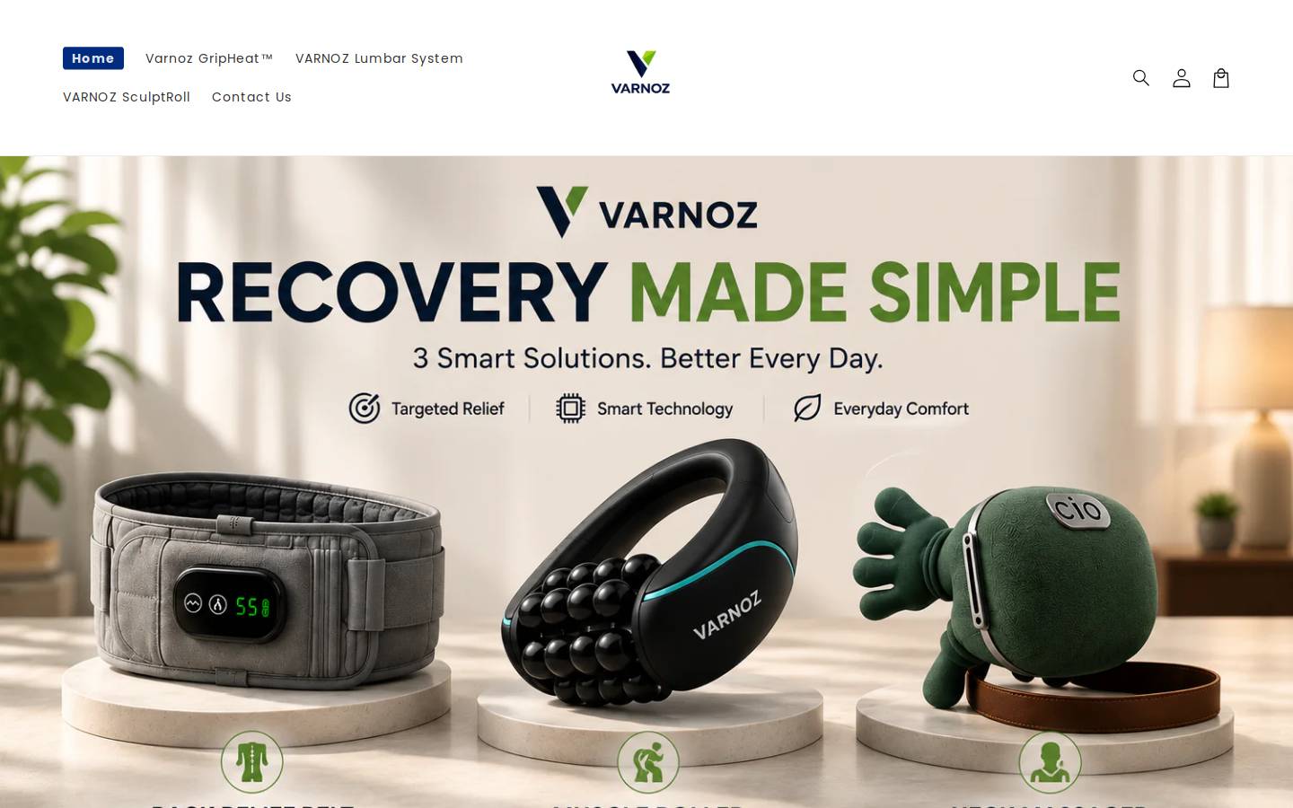 varnoz.com homepage screenshot