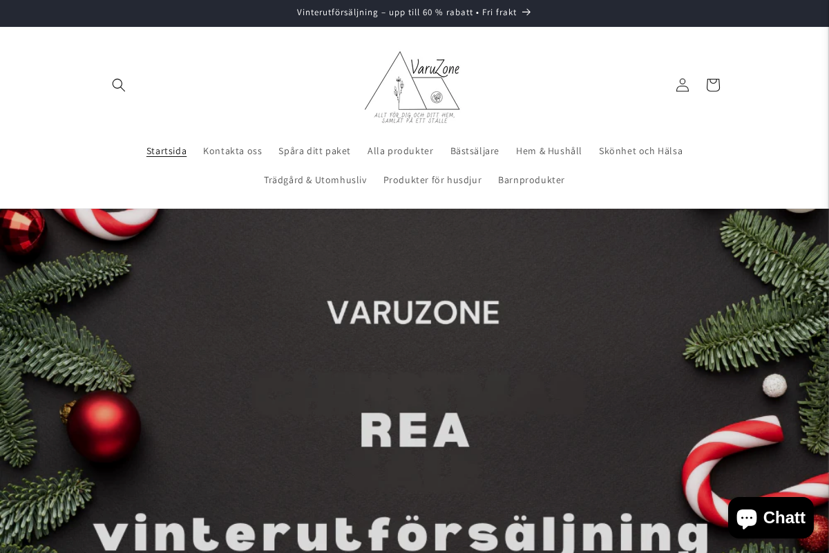 Varumarknad homepage screenshot