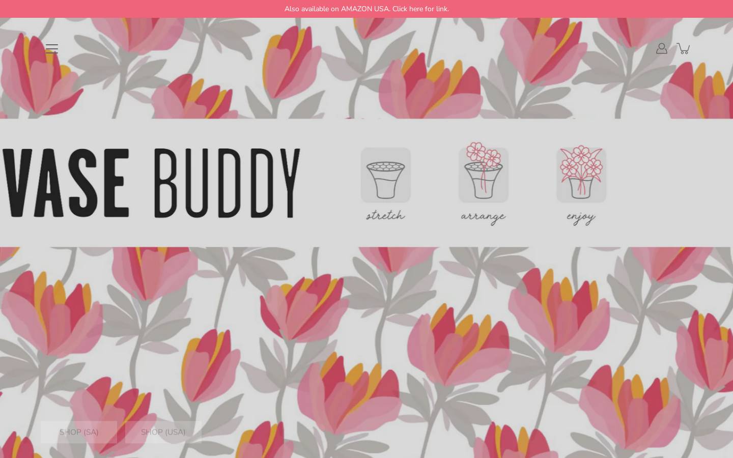 vasebuddy.com homepage screenshot