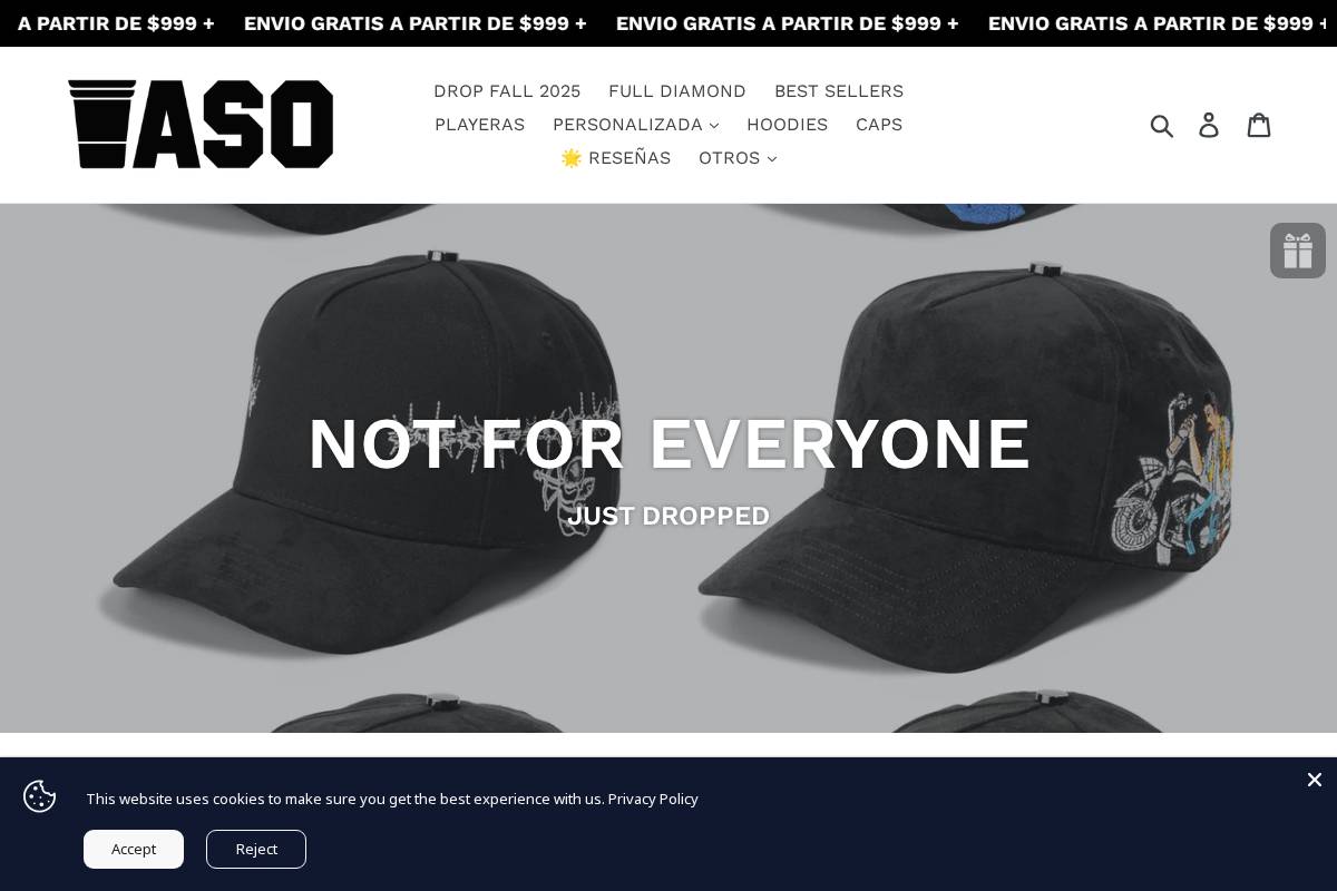 vaso.mx homepage screenshot