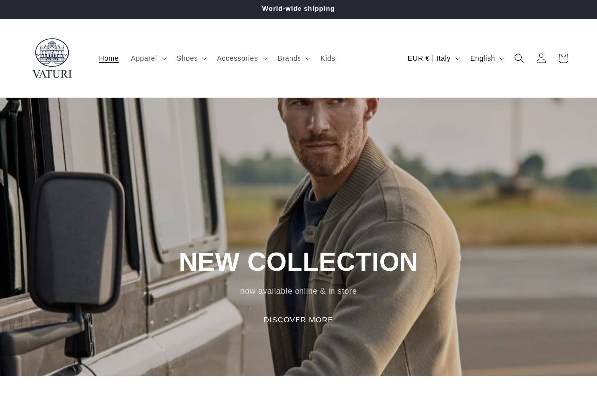 Vaturi Roma homepage screenshot