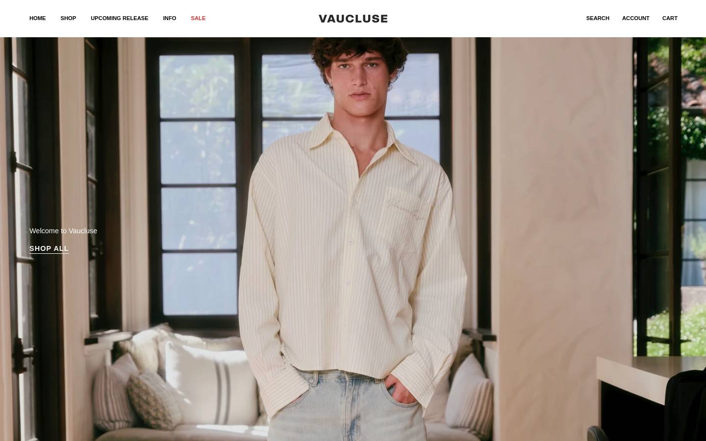 vauclusestudios.com homepage screenshot