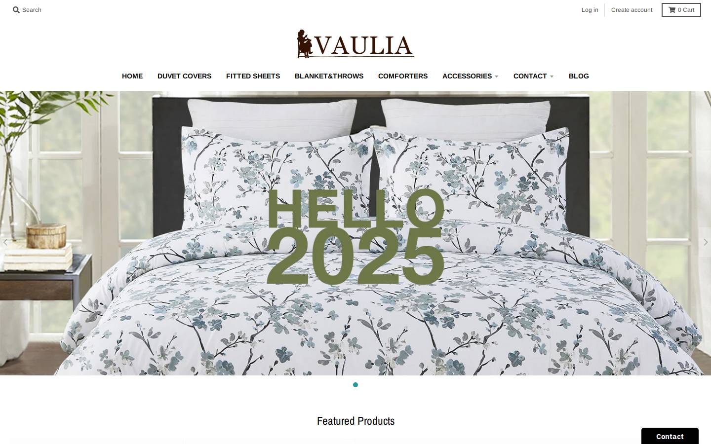 vaulia.com homepage screenshot