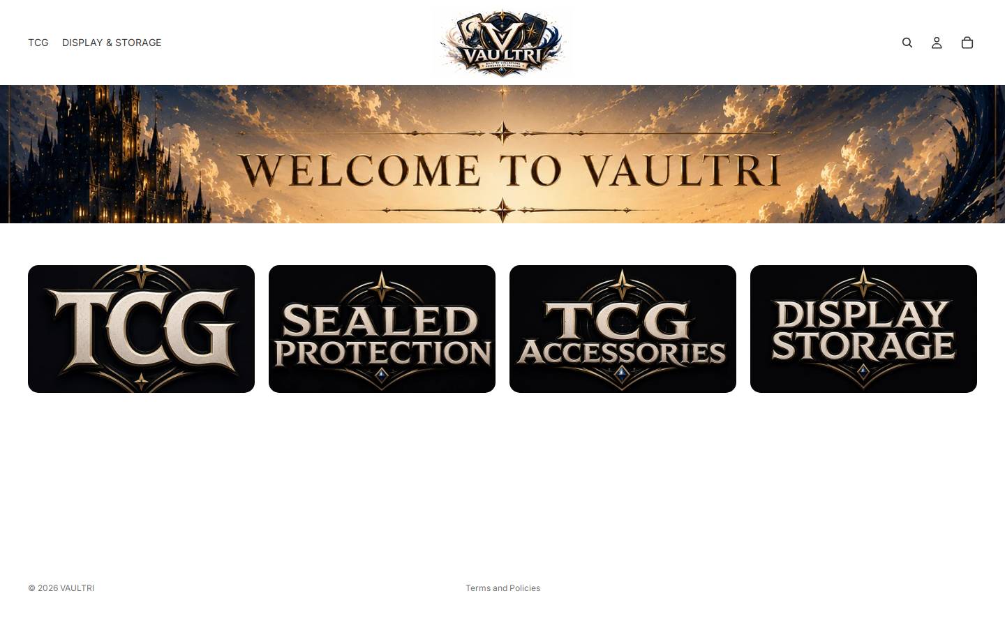 vaultrikw.com homepage screenshot