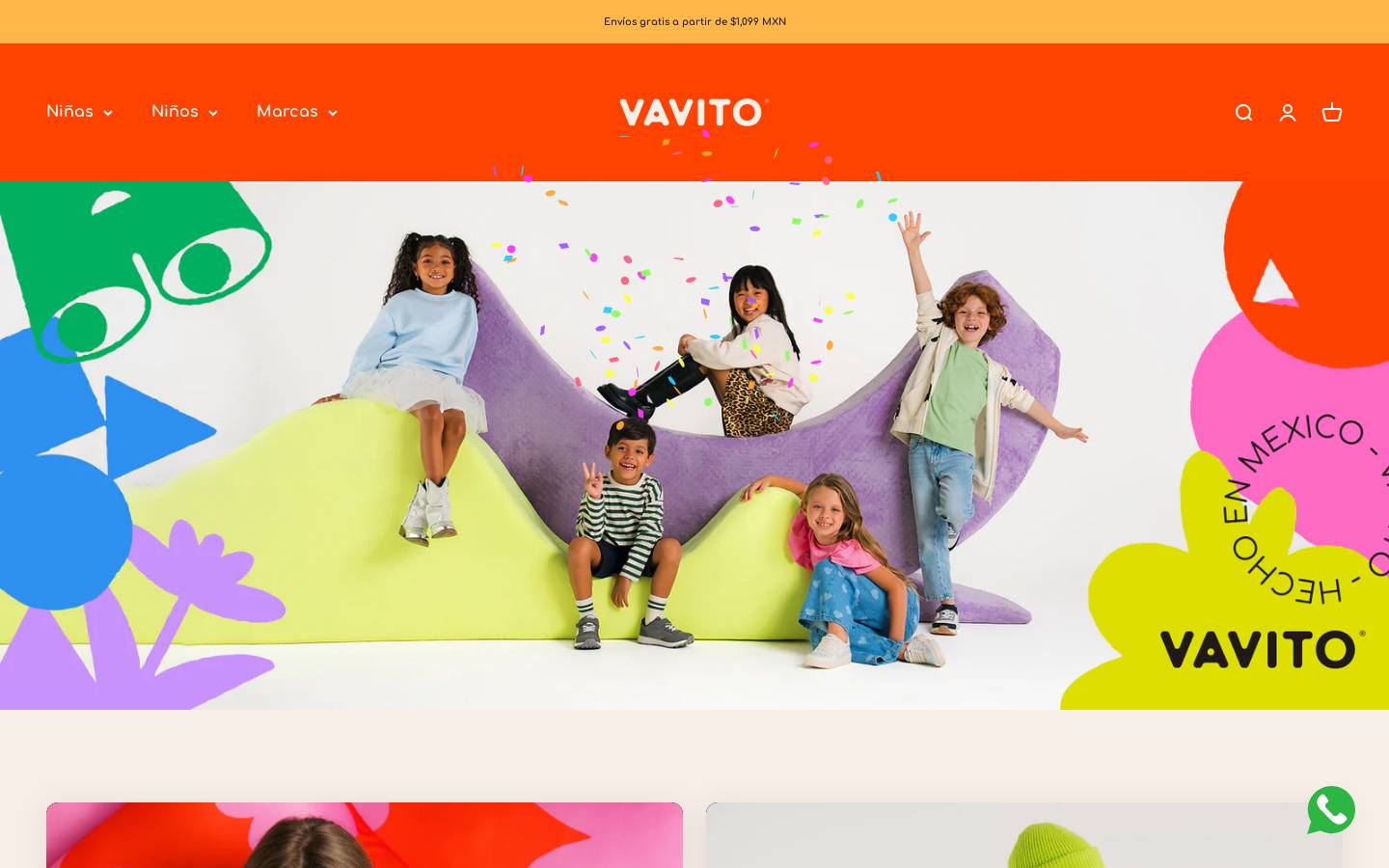 vavito.com homepage screenshot