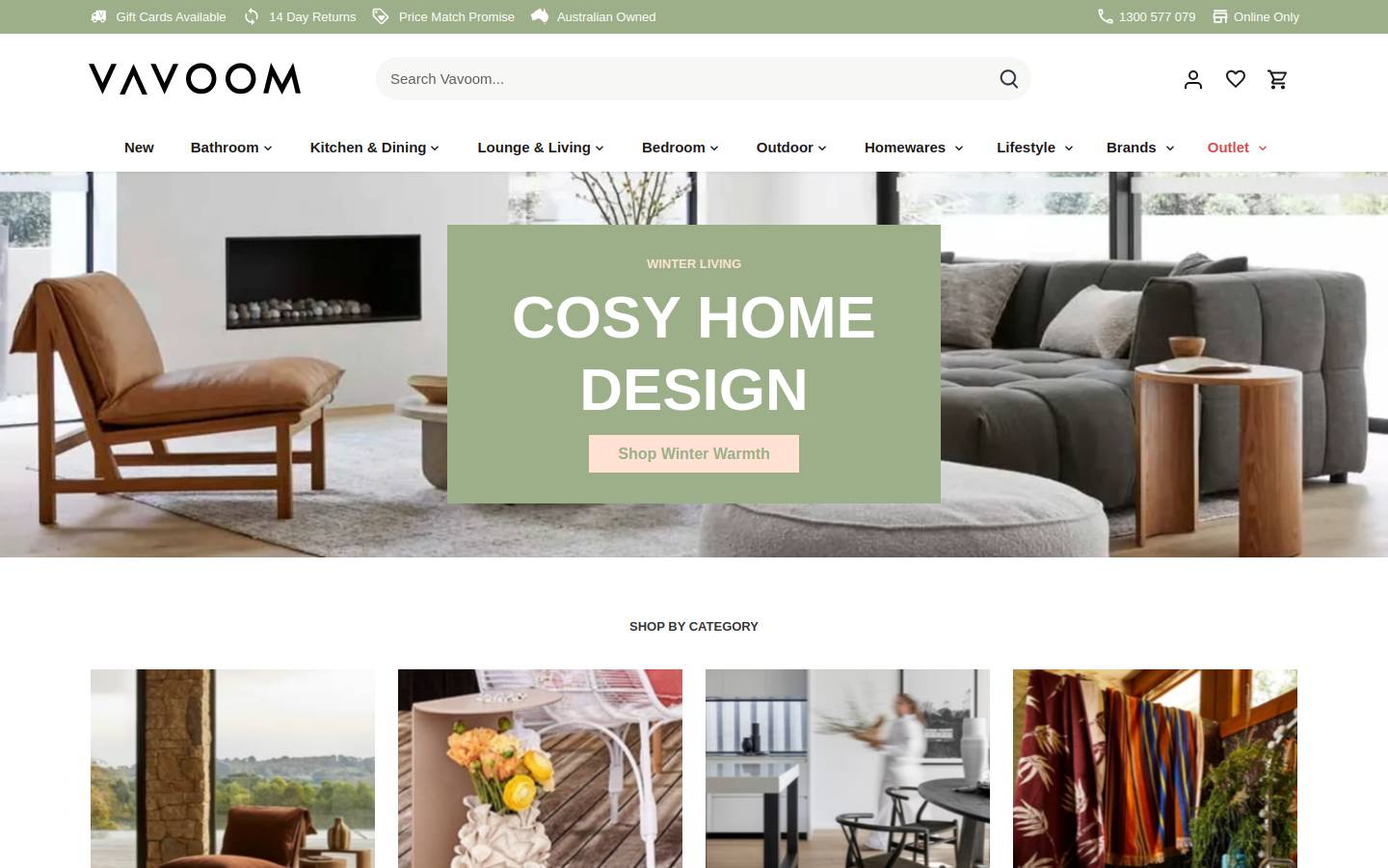 Vavoom Emporium homepage screenshot