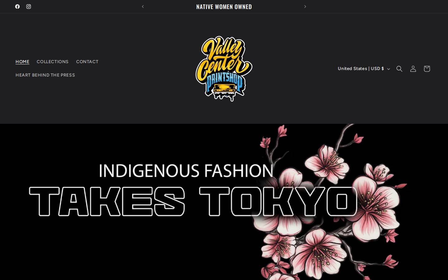 vcprintshop.com homepage screenshot