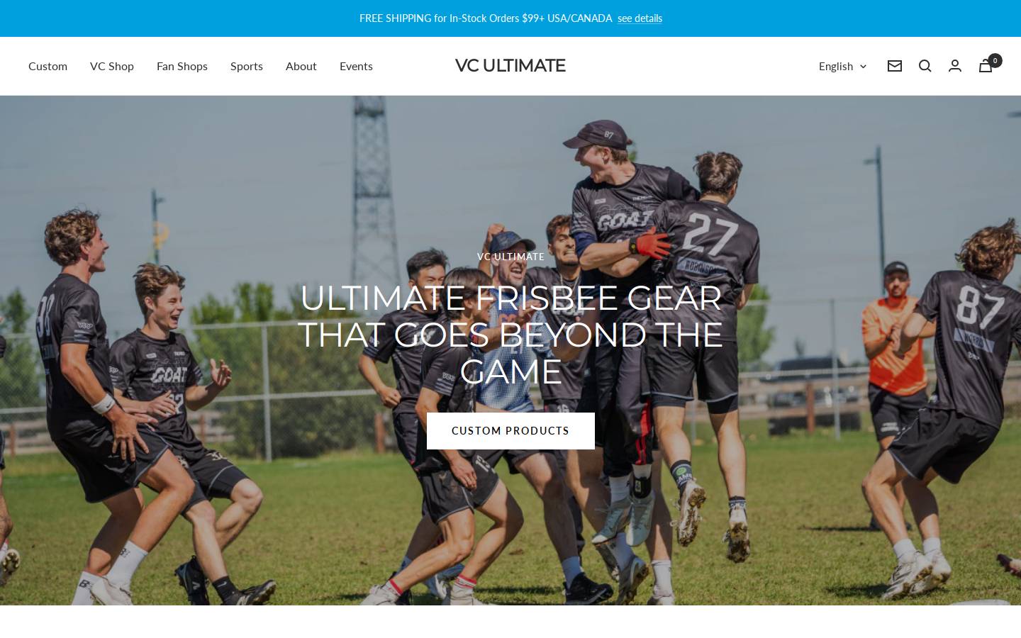 vcultimate.com homepage screenshot