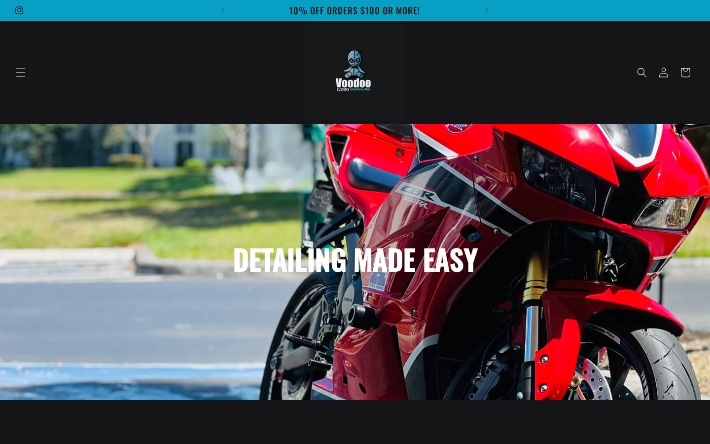 vdcustoms.com homepage screenshot