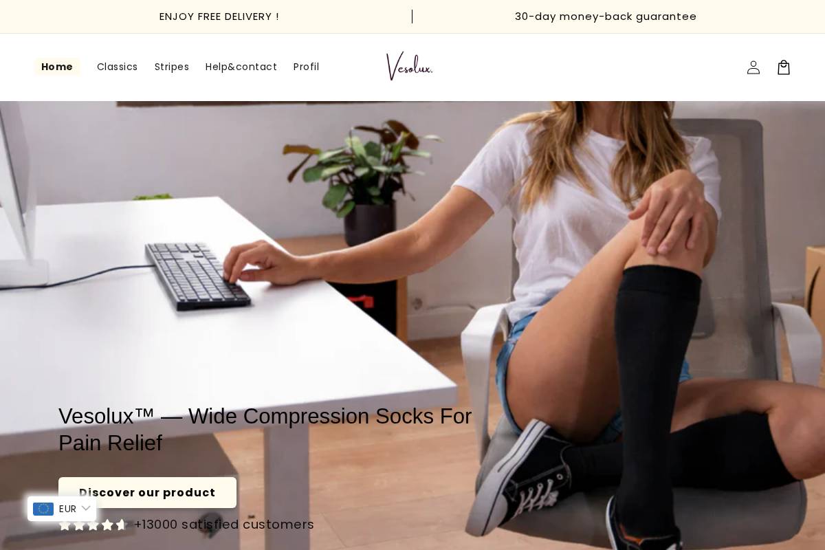 ve-solux.com homepage screenshot