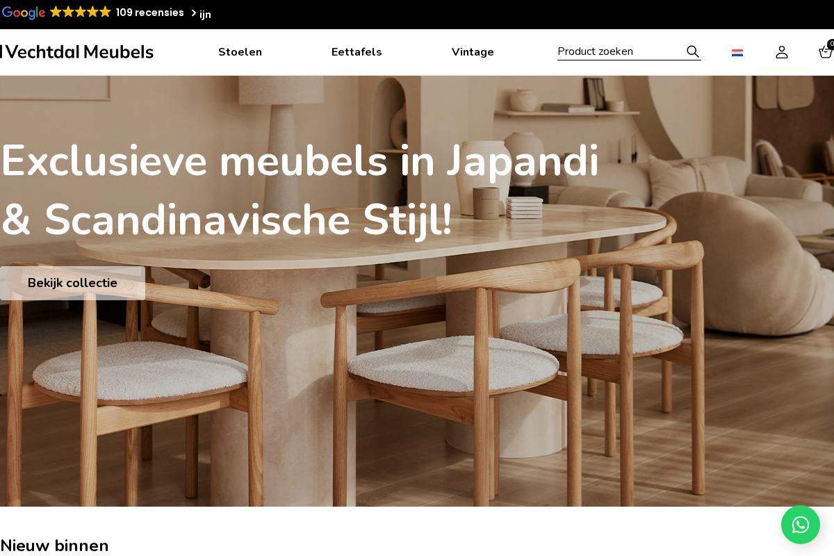 vechtdalmeubels.nl homepage screenshot