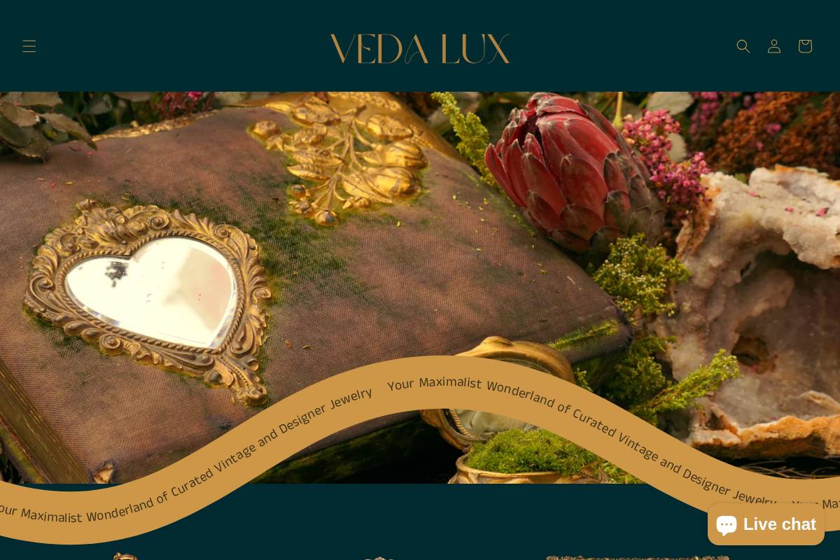 vedalux.com homepage screenshot