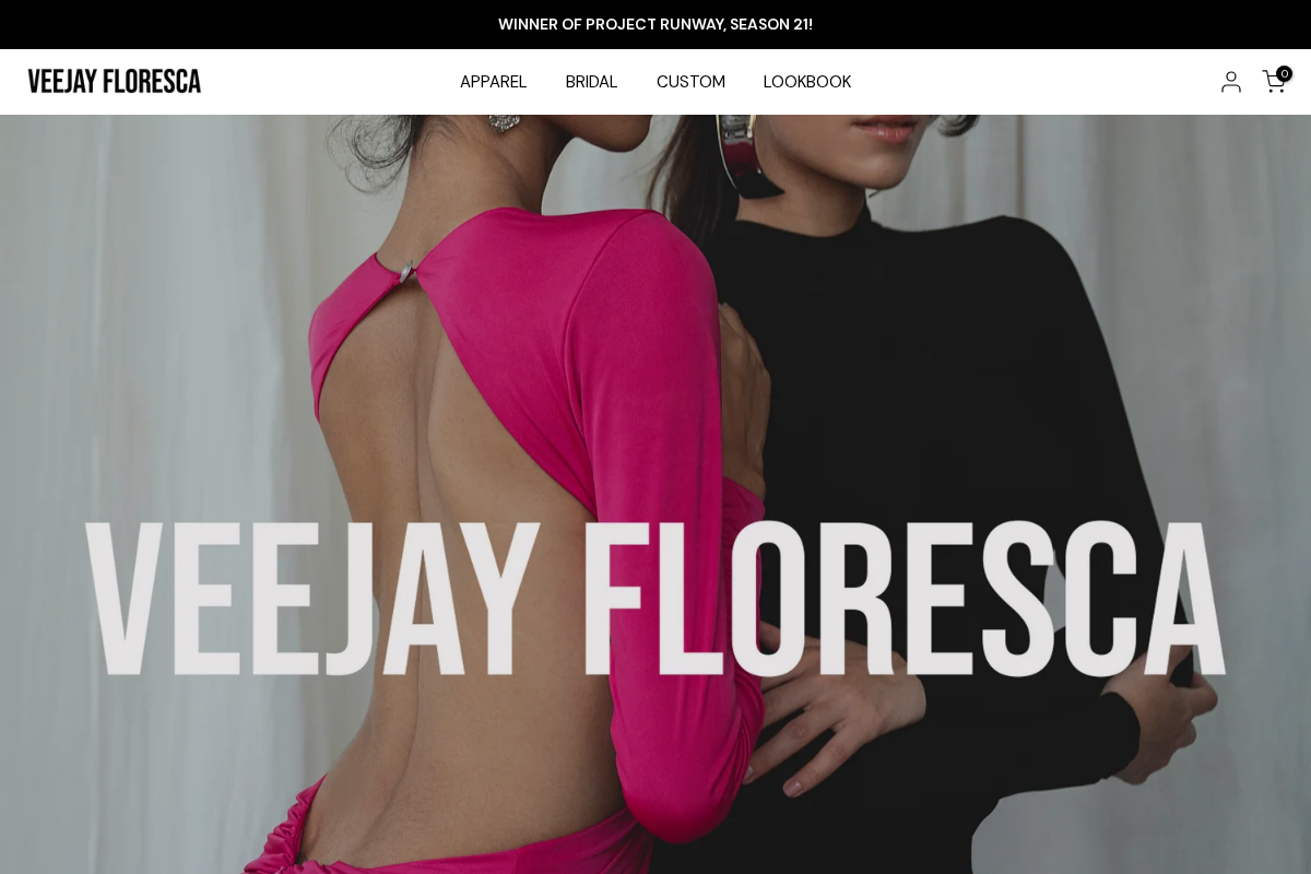 veejayfloresca.com homepage screenshot